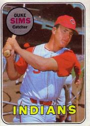 1969 Topps Baseball Cards      414     Duke Sims